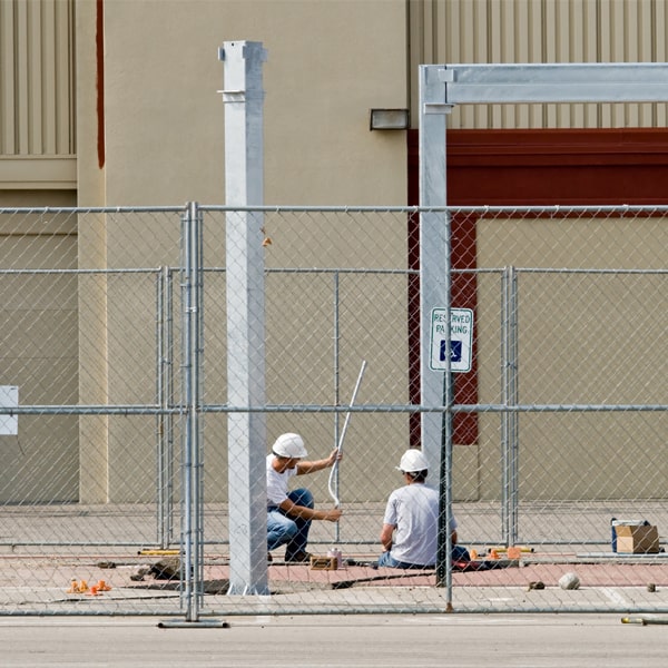 how long can i rent the temporary fence for my building site or event in Mercerville NJ